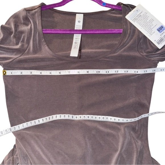 Lululemon Drapey Softstreme Long-Sleeve Maxi Dress Espresso Size M NWT - Picture 6 of 8